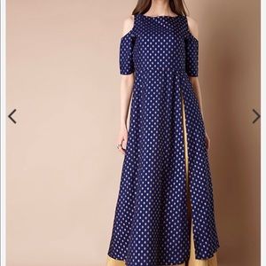 Indian cold shoulder kamiz/kurta/long dress